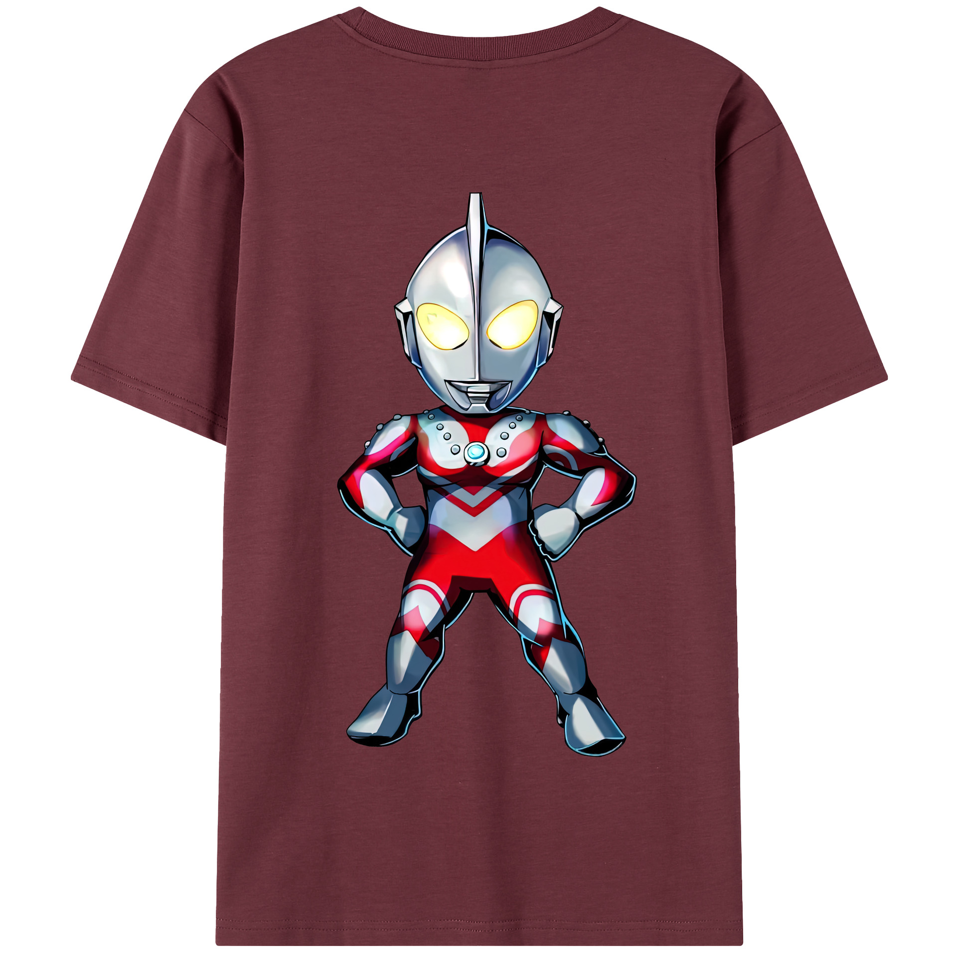 （画像用） ウルトラマン Ultraman 綿100％半袖Tシャツ（背面プリント）